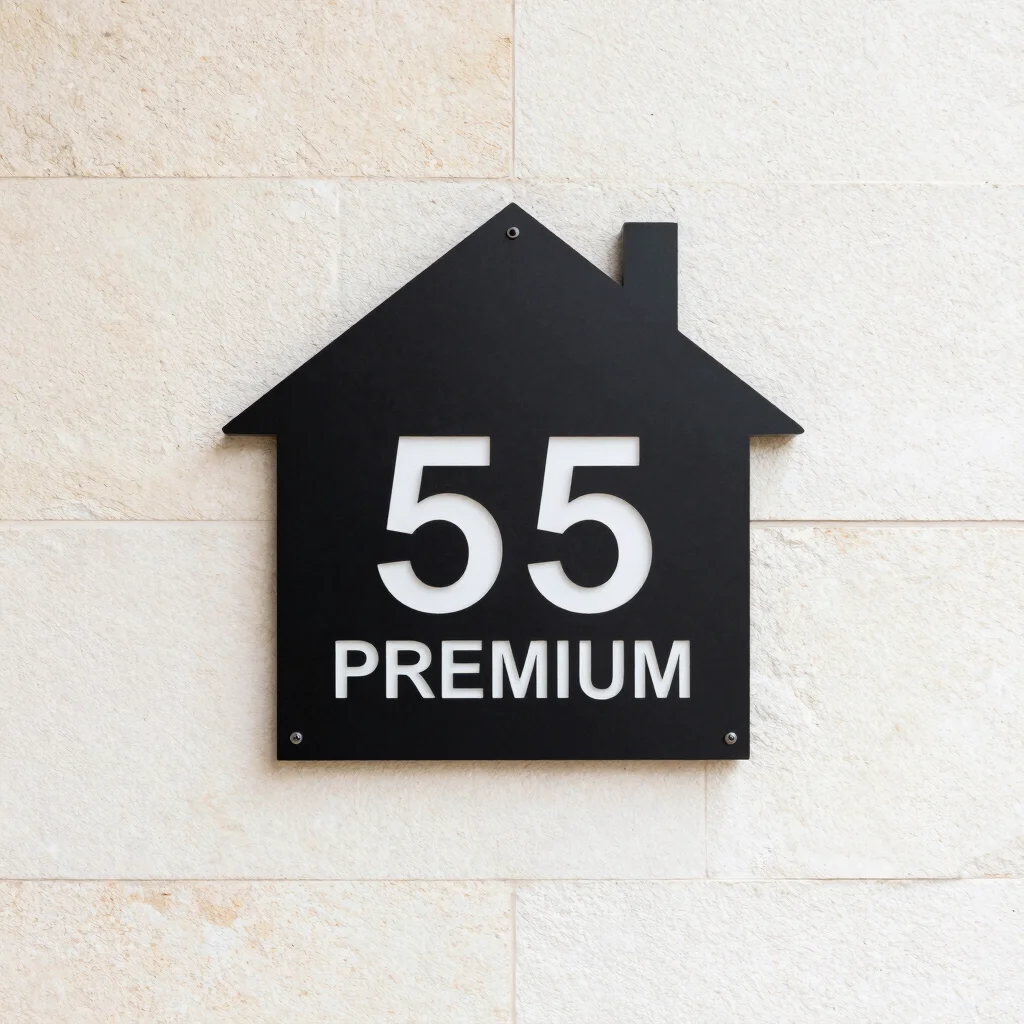 Monolith Address Plaque